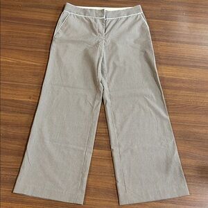 Express Brown and Light Blue Striped Trousers